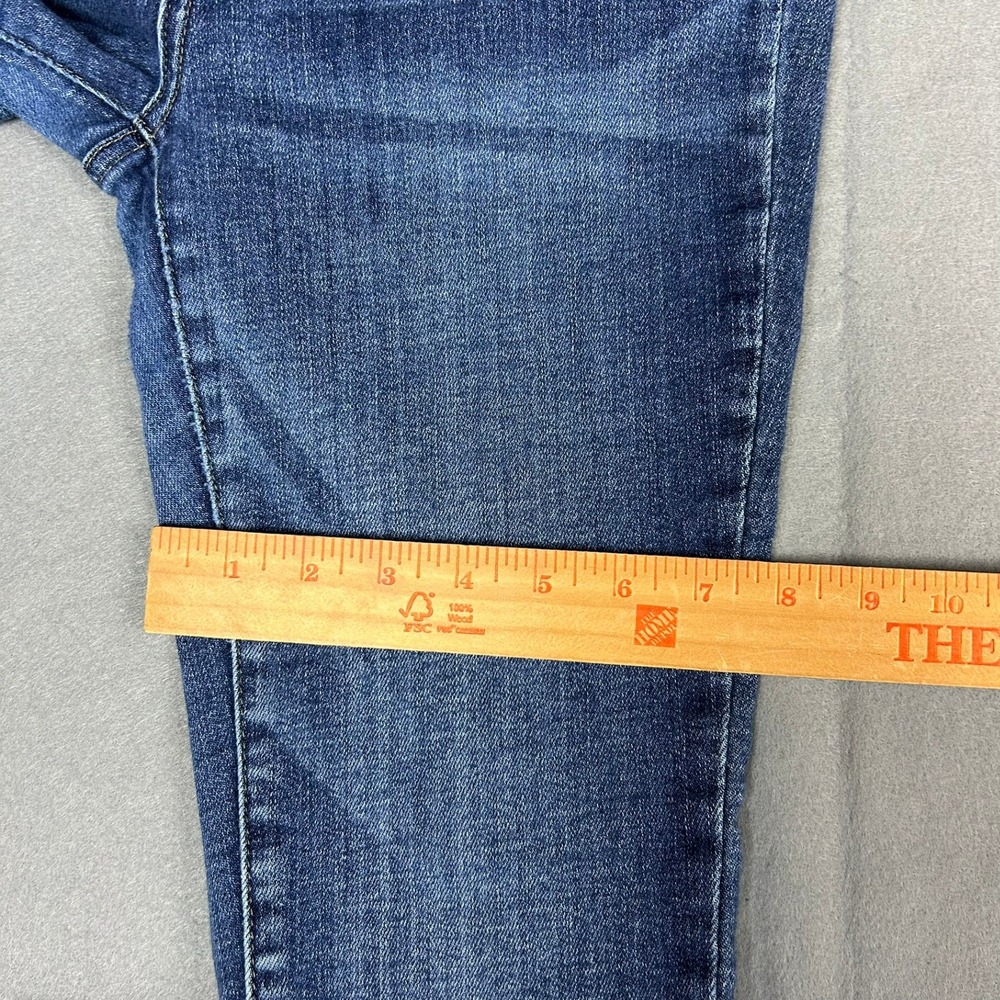 Judy Blue Skinny Jeans Distressed‎ Raw Release Hem Women 7/28 Blue - Picture 9 of 13